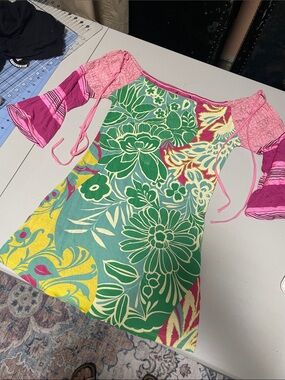 Custo-Barcelona Floral A-Line Tunic sz S